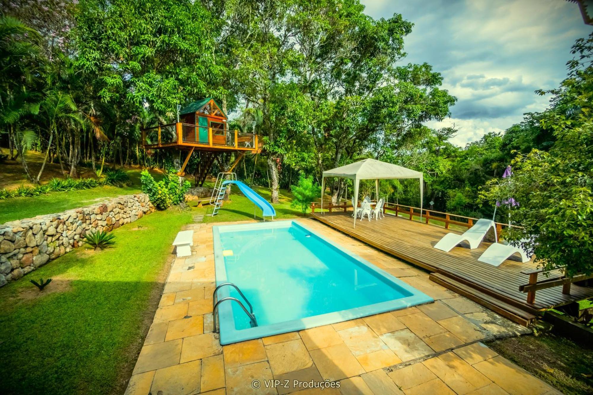 Chacara Atibaia Com Casa Na Arvore ภายนอก รูปภาพ