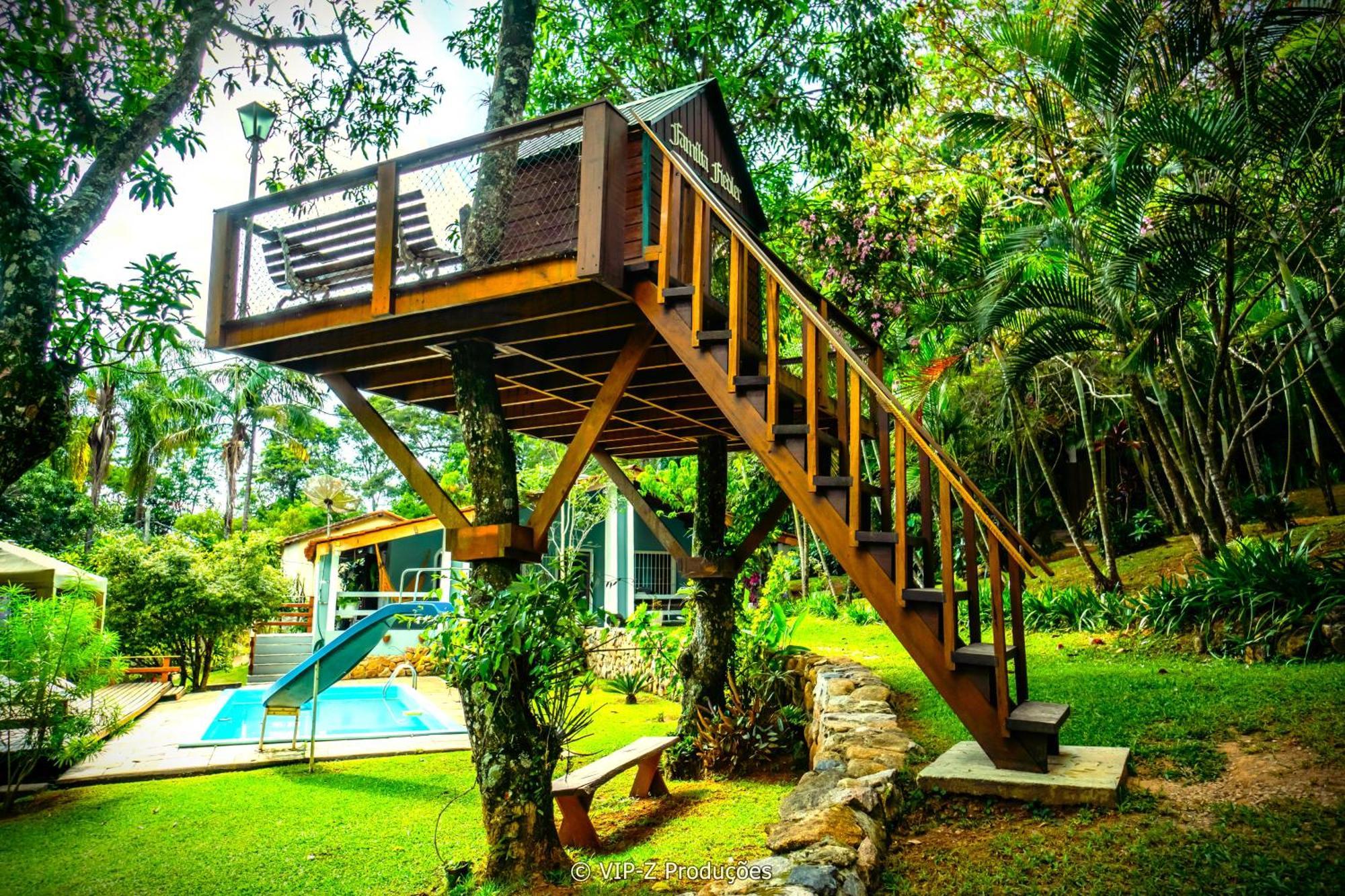 Chacara Atibaia Com Casa Na Arvore ภายนอก รูปภาพ