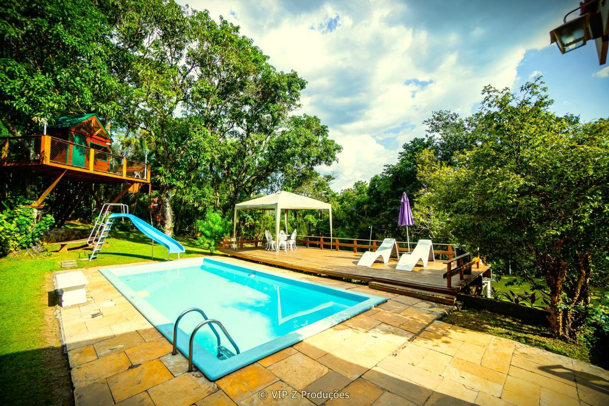Chacara Atibaia Com Casa Na Arvore ภายนอก รูปภาพ